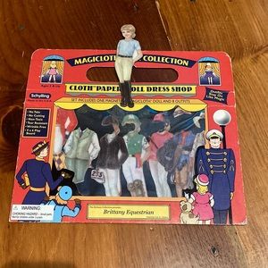 BRITTANY EQUESTRIAN Magnetic Paper Doll Set Jockey Schylling